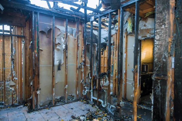 Professional Fire Damage Removal technician working in Augusta, AR